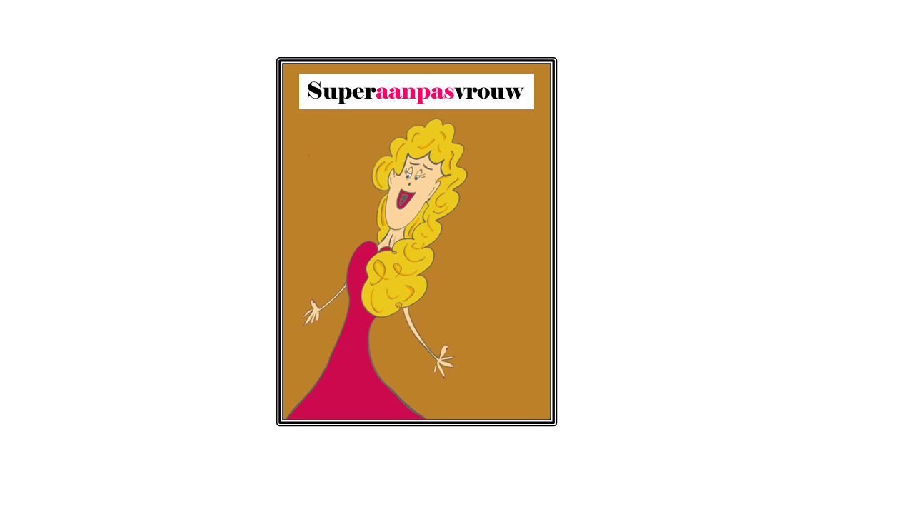 Superaanpasvrouw – Cadeaupapier